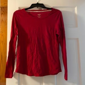Medium Red Long Sleeve Tee